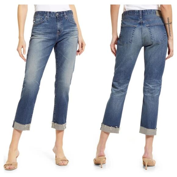 Adriano Goldschmied AG Ex-Boyfriend Slim in 14 Years Clearwater Jeans 31 - Picture 1 of 8